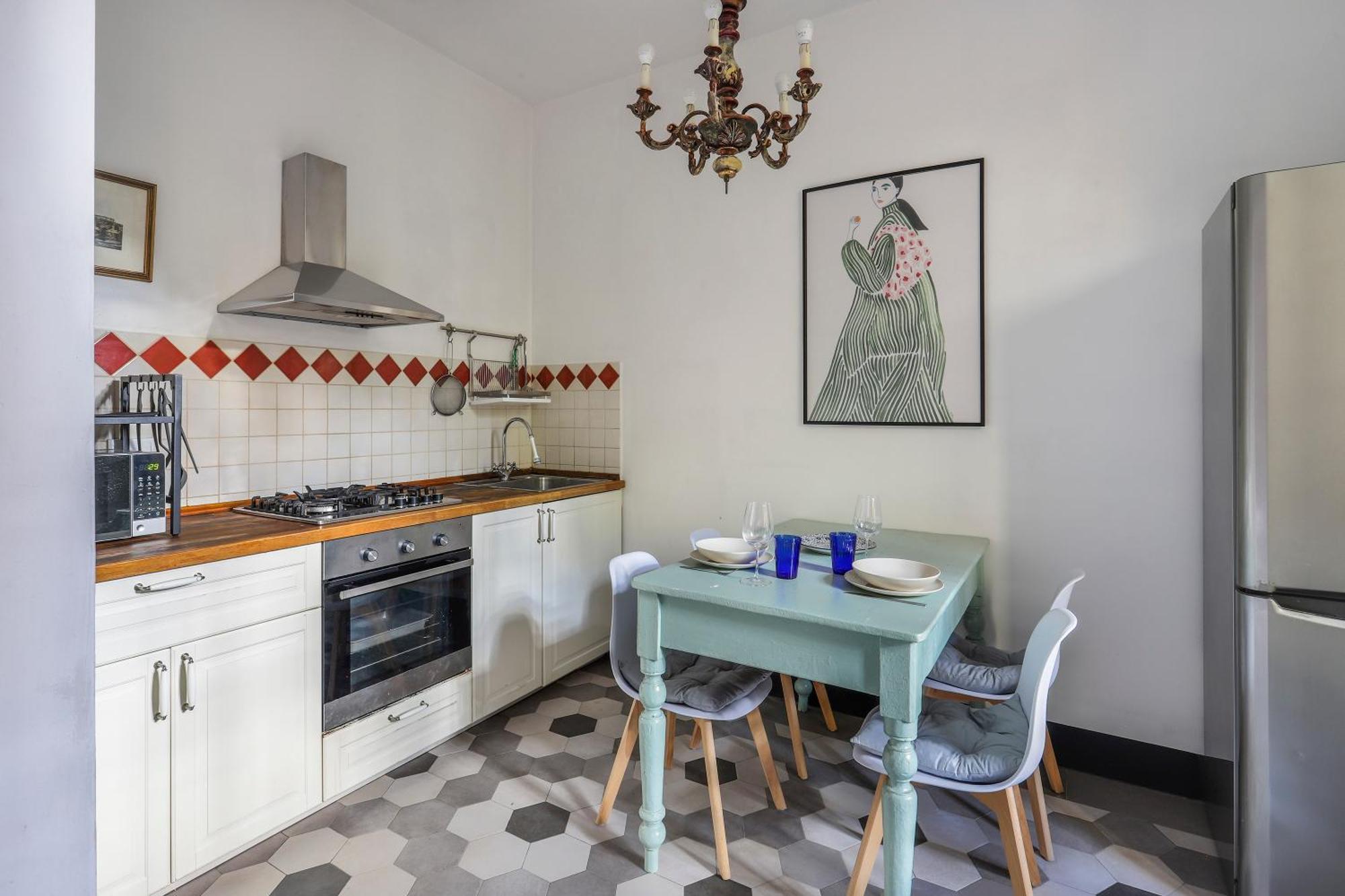 One-Bedroom Apartment With Patio Флоренция Экстерьер фото